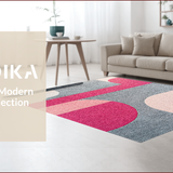 Modern Pink Gray Entryway Marble Texture(Gray)