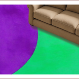 Abstract Watercolor Velvet(Purple)
