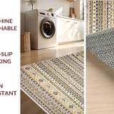Vibrant Geometric Earth Tone Arrangement(Gray)