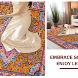 Artful Warm Tones Symmetrical Layout(Orange)