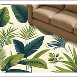 Neutral Jungle Animal Nursery Playroom(Ivory)