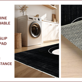 Monochrome Circular Geometric Motif(Black)