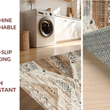 Artisanal Cozy Patterned Composition(Brown)