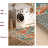 Vibrant Tribal Distressed Composition(Orange)