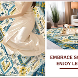 Chic Abstract Cream Aesthetic(Blue)