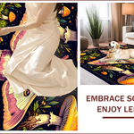 Ultra Soft Area Rug, Non Slip, Stain Resistant, Washable Area Rugs for Living Room, Bedroom, Witchy Farmhouse Fantasy(Purple) - ODIKA