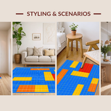 Artful Striped Minimalist Look(Blue)