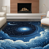 Enchanting Stellar Round Decor(Blue)
