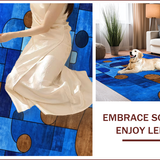 Chic Multi Hued Contemporary Design(Blue)