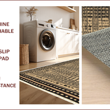Animal Print Plush Home Decor Mat(Beige)