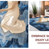 Minimalist Blue and Gray Fusion(Blue)