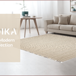 Ultra Soft Area Rug, Non Slip, Stain Resistant, Washable Area Rugs for Living Room, Bedroom, Stylish Animal Print Living Room Rug(Beige) - ODIKA