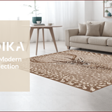 Antelope Print Beige Kitchen Runner(Beige)