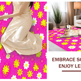 Cheerful Colorful Patterned Accent(Pink)