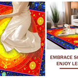 Vibrant Rainbow Chakra Motif(Red)