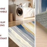 Artistic Abstract Creamy Waves(Beige)