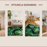 Lush Green Abstract Elegance(Green)