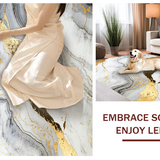 Artful Fluid Motion Decor(Gray)