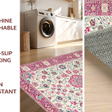 Stylish Retro Floral Composition(White)