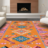 Lively Color Blocked Geometric Style(Orange)