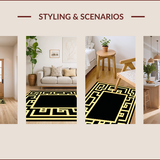 Sophisticated Modern Greek Key Motif(Gold)