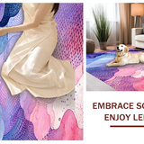 Colorful Watercolor Fishtail Motif(Purple)