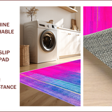 Whimsical Shaggy Rainbow Tones(Pink)