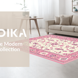 Charming Vintage Blooming Motif(Ivory)