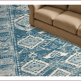 Millennial Gray Vintage Dining Area(Blue)