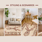 Elegant Rustic Symmetrical Lines(Beige)