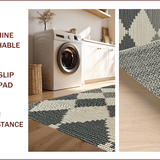 Charcoal Checkered Modern Entryway(Beige)