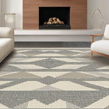 Artisan Crafted Diamond Motif(Beige)