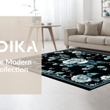 Striking Rose Patterned Sensation(Blue)