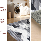 Contemporary Grey Geometric Motif(Gray)
