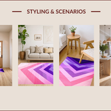 Gradient Colorful Abstract Composition(Purple)