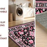 Vibrant Retro Floral Display(Black)