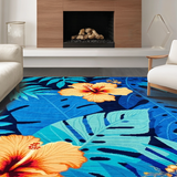 Coastal Inspired Leafy Design(Blue)