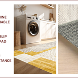 Elegant Gold Toned Abstract Motif(Yellow)