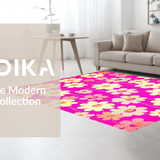 Unique Tufted Floral Expression(Pink)