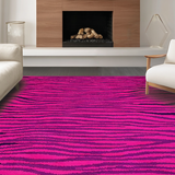 Artistic Cozy Shaggy Texture(Purple)