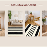 Minimalistic Farmhouse Kitchen Easy Clean Berber(Beige)