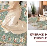 Antique Inspired Ethnic Motif(Blue)