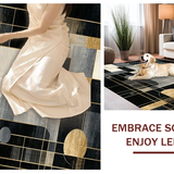 Artful Modern Tiled Arrangement(Black)