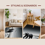 Elegant Silky Shag Aesthetic(Black)