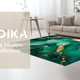 Modern Opulent Swirl Motif(Green)
