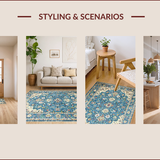 Elegant Light Blue Geometric Arrangement(Blue)