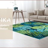 Tropical Multi Color Hallway Runner Use(Blue)