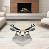 Luxe Beige Geometric Imagery(Beige)