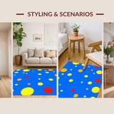 Bright Blue Alphabetic Playmat(Blue)