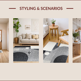 Elegant Grey Geometric Motif(Gray)